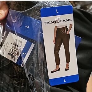 DKNY Jeans Ladies' Faux Leather Pull-On Pant